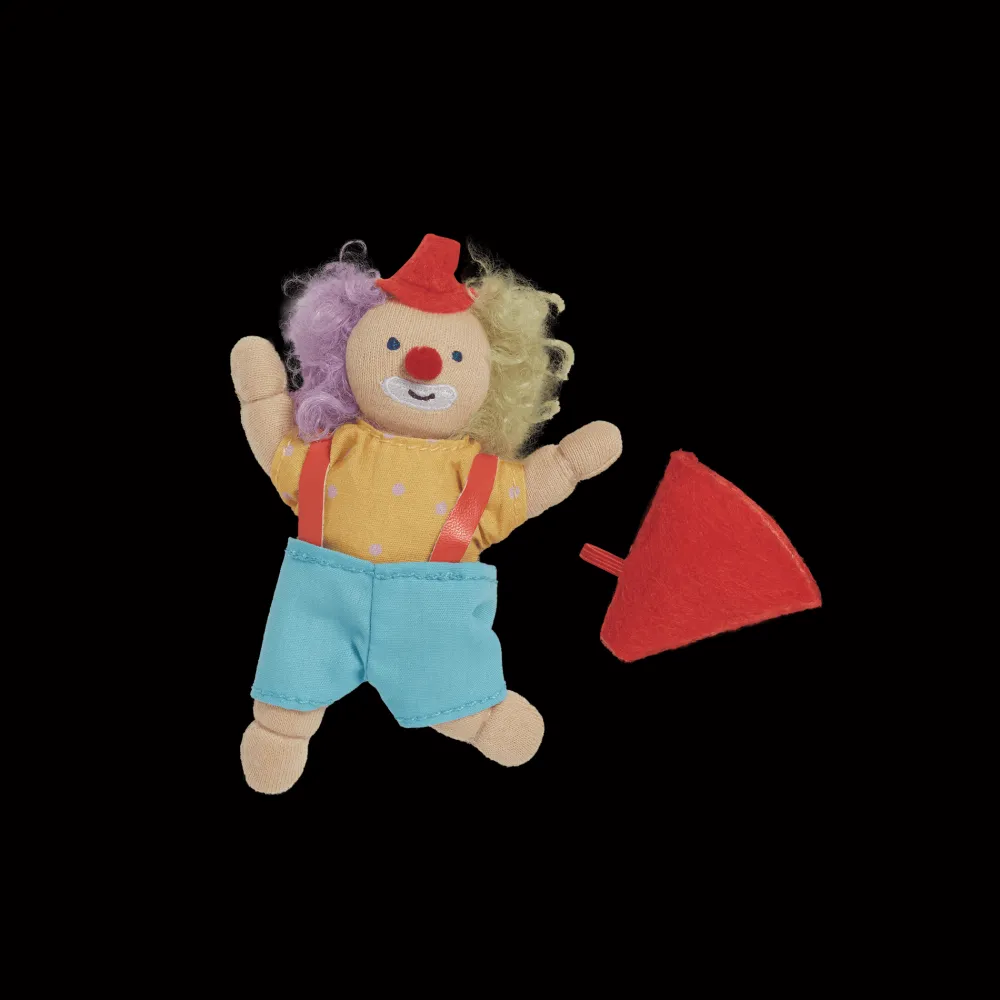 Olli Ella Indoor Play|Small World Play|Holdie Circus Folk - Confetti the Clown