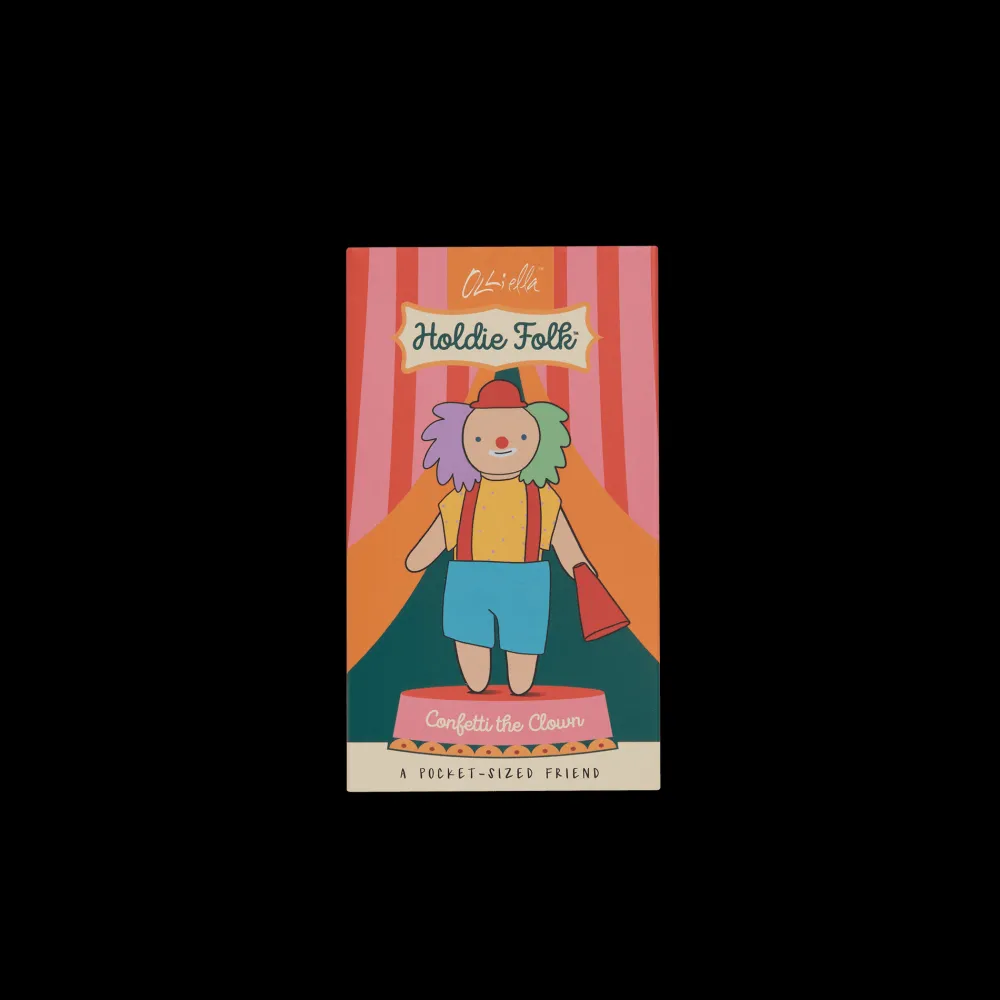 Olli Ella Indoor Play|Small World Play|Holdie Circus Folk - Confetti the Clown