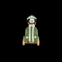 Olli Ella Indoor Play|Small World Play|Holdie Dog-Go - Racer Boy - Green