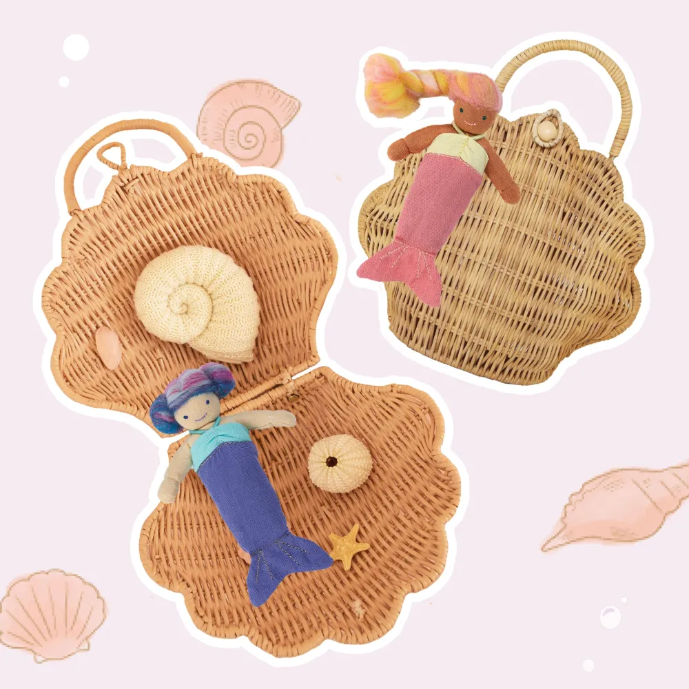 Olli Ella Indoor Play|Small World Play|Holdie™ Folk Mermaid - Marina
