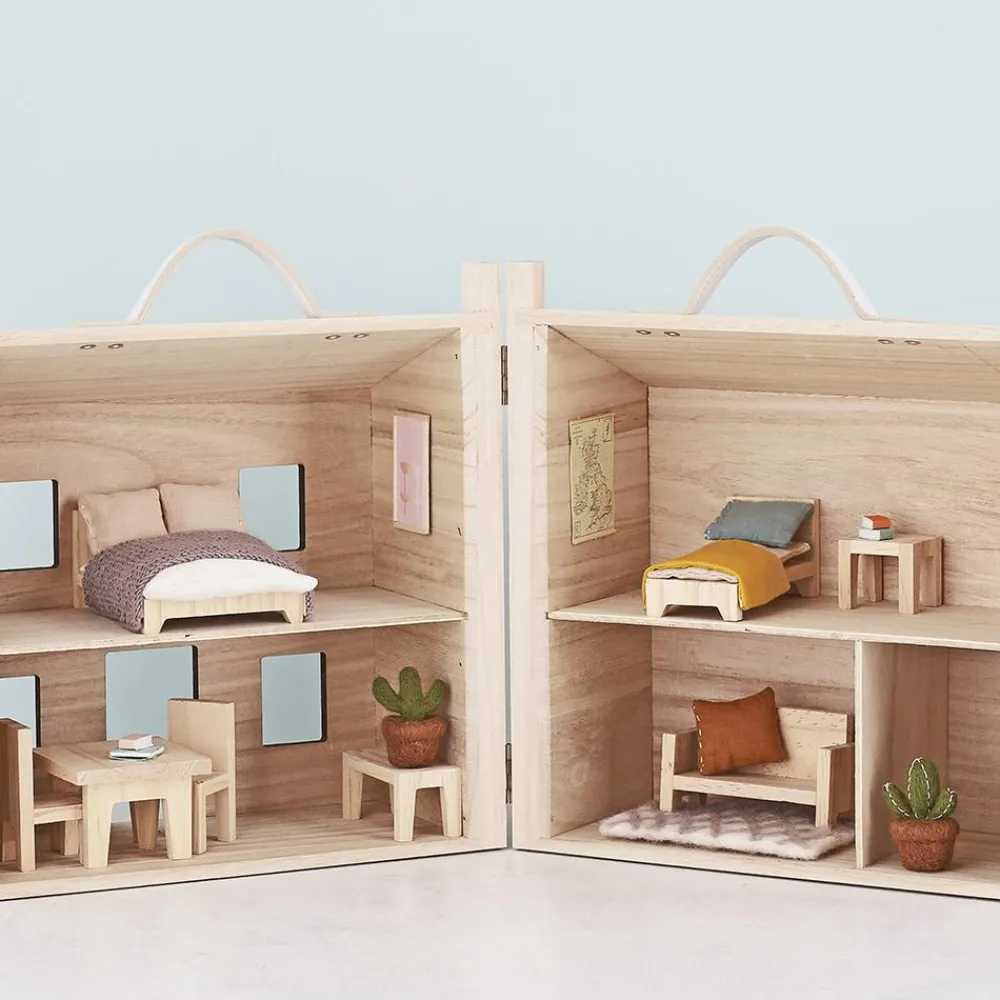 Olli Ella Doll Accessories|Indoor Play|Holdie™ Pinewood Living Room Set