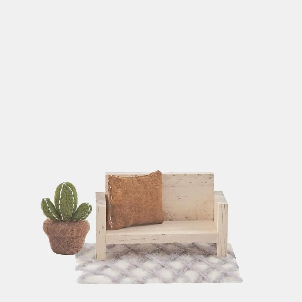 Olli Ella Doll Accessories|Indoor Play|Holdie™ Pinewood Living Room Set