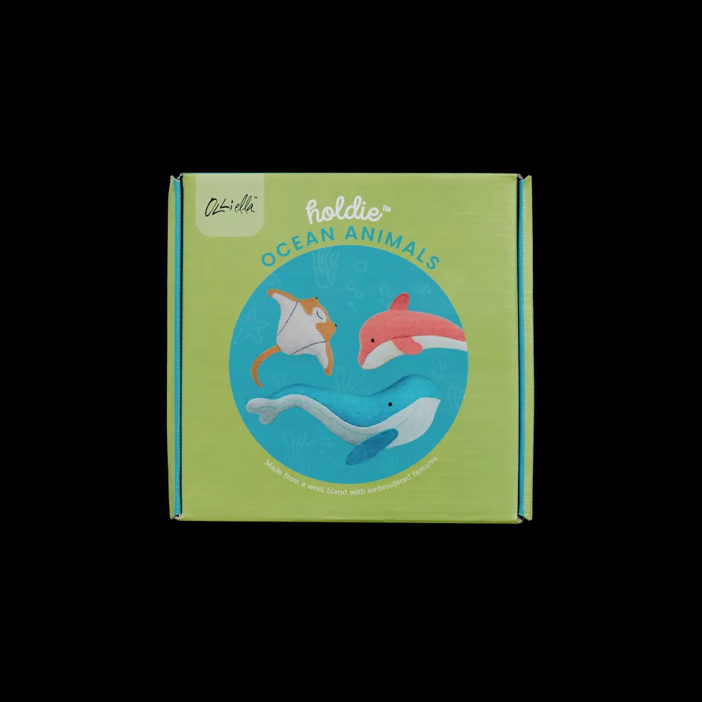 Olli Ella Indoor Play|Small World Play|Holdie Set - Ocean Animals