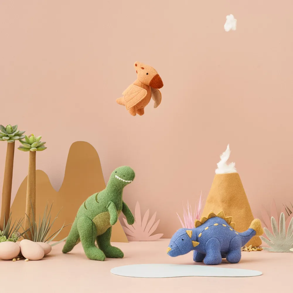 Olli Ella Indoor Play|Small World Play|Holdie Set - Prehistoric Animals