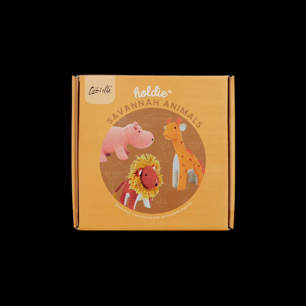 Olli Ella Indoor Play|Small World Play|Holdie Set - Savannah Animals