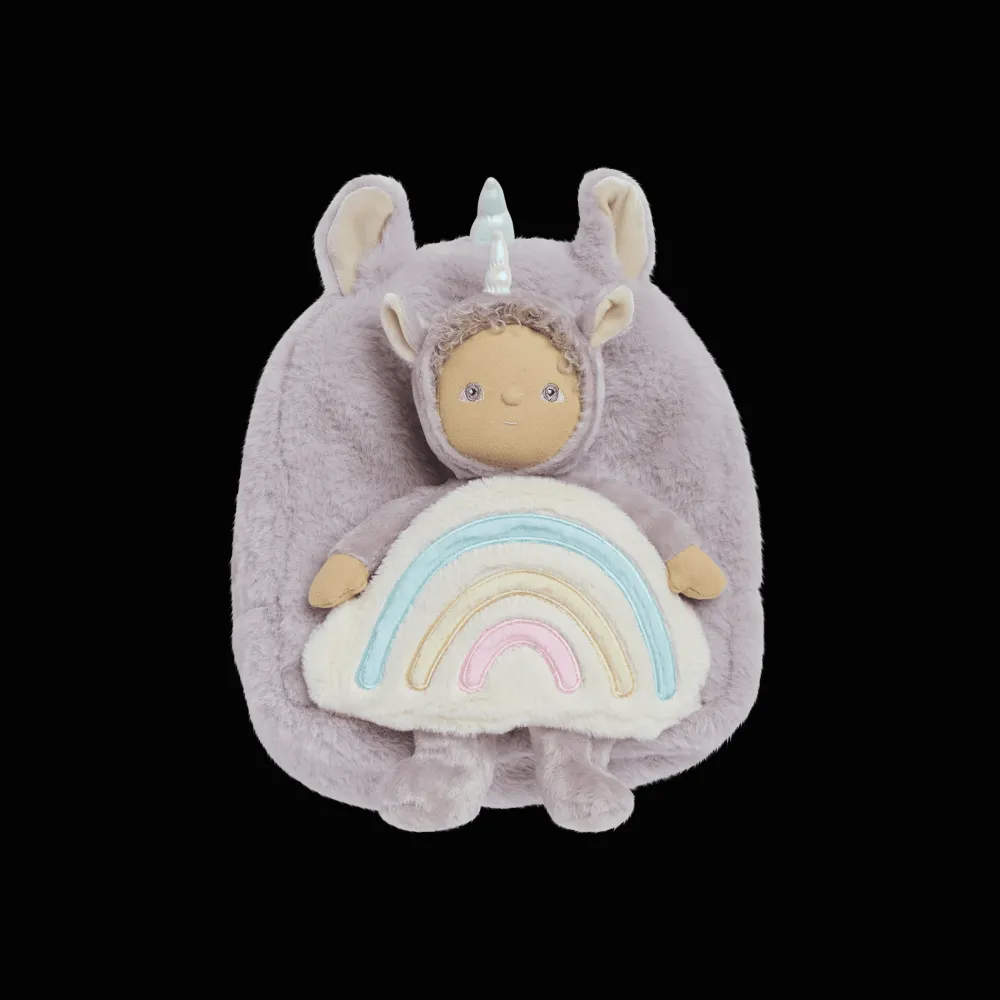 Olli Ella Outdoor Play|Unicorn Universe|Hopalong Unicorn Backpack - Lilac