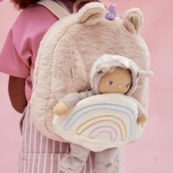 Olli Ella Outdoor Play|Unicorn Universe|Hopalong Unicorn Backpack - Pink