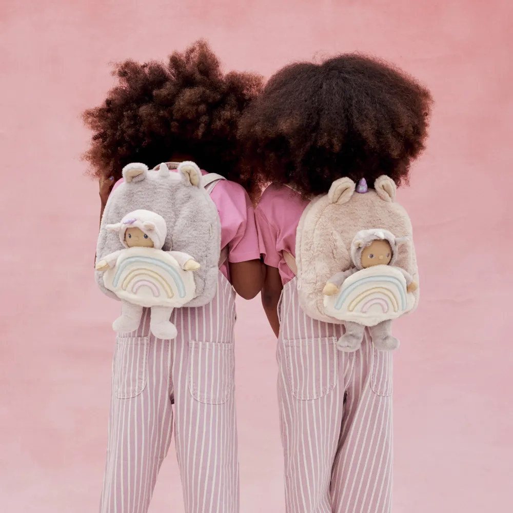 Olli Ella Outdoor Play|Unicorn Universe|Hopalong Unicorn Backpack - Pink