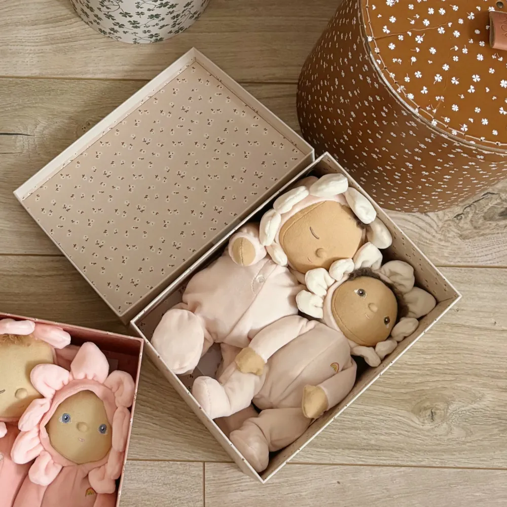 Olli Ella Indoor Play|Soft Toys|Limited Edition Blossom Buds - Gift Set - Gardenia