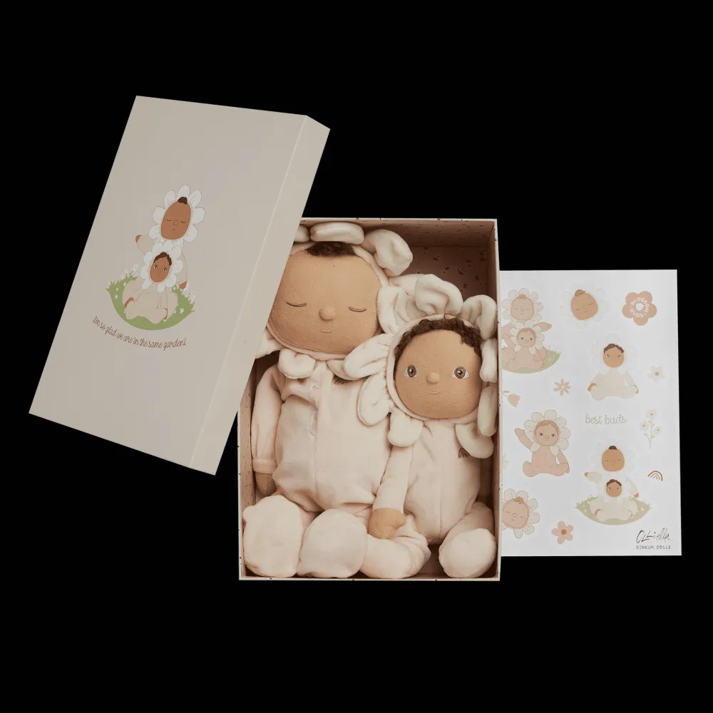 Olli Ella Indoor Play|Soft Toys|Limited Edition Blossom Buds - Gift Set - Gardenia