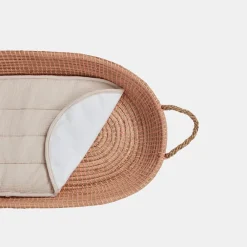 Olli Ella Nursery|Changing Baskets|Luxe Organic Cotton Liner - Oat