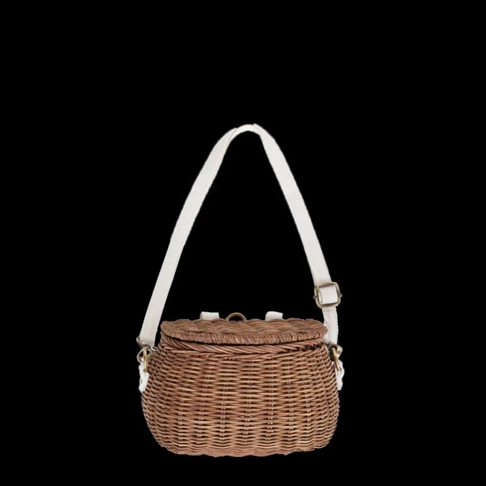 Olli Ella Outdoor Play|To Carry|Mini Chari Rattan Bag - Natural
