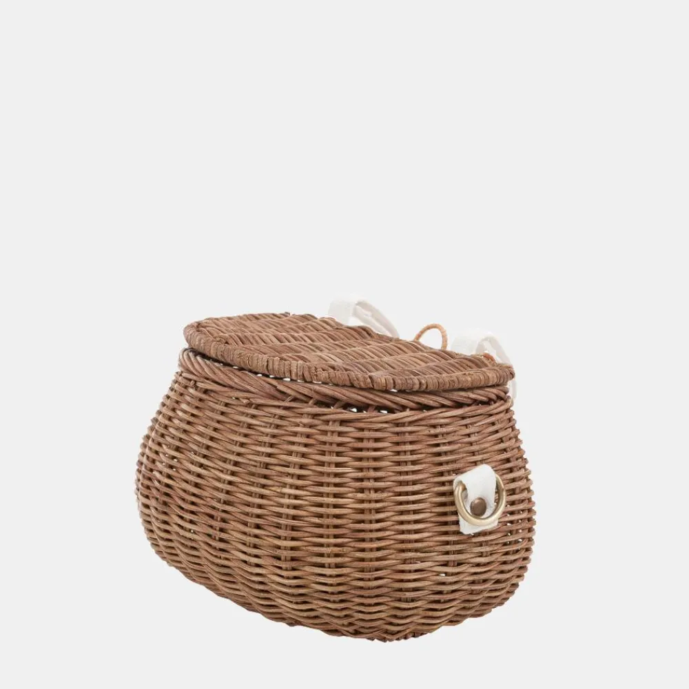 Olli Ella Outdoor Play|To Carry|Mini Chari Rattan Bag - Natural