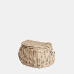Olli Ella Outdoor Play|Rattan Bags|Mini Chari Rattan Bag - Straw