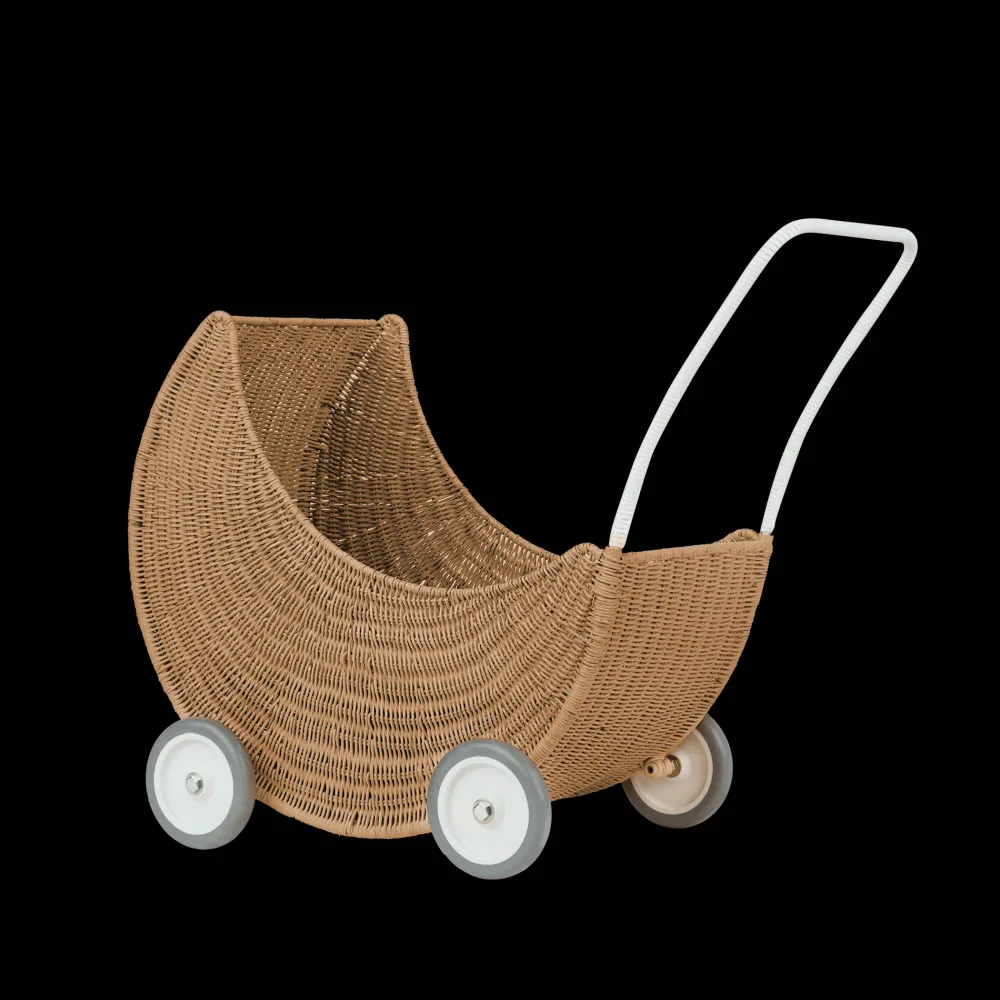 Olli Ella Outdoor Play|Doll Accessories|Moon Strolley - Natural