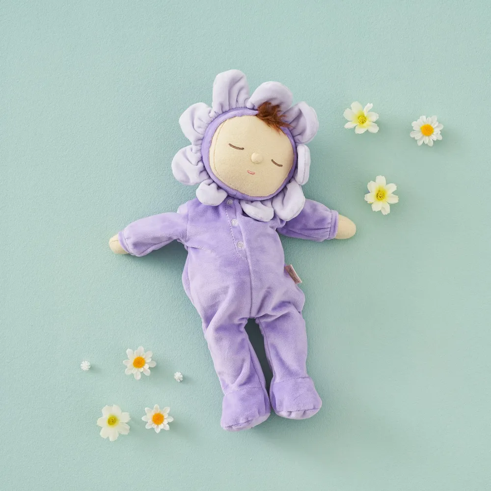 Olli Ella Indoor Play|Soft Toys - Newborns|Petal Dozy Dinkums - Pickle - Lavender