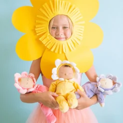 Olli Ella Indoor Play|Soft Toys - Newborns|Petal Dozy Dinkums - Pip - Buttercup