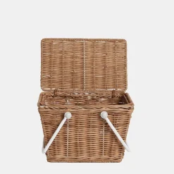 Olli Ella Outdoor Play|For Storage|Piki Rattan Basket - Natural