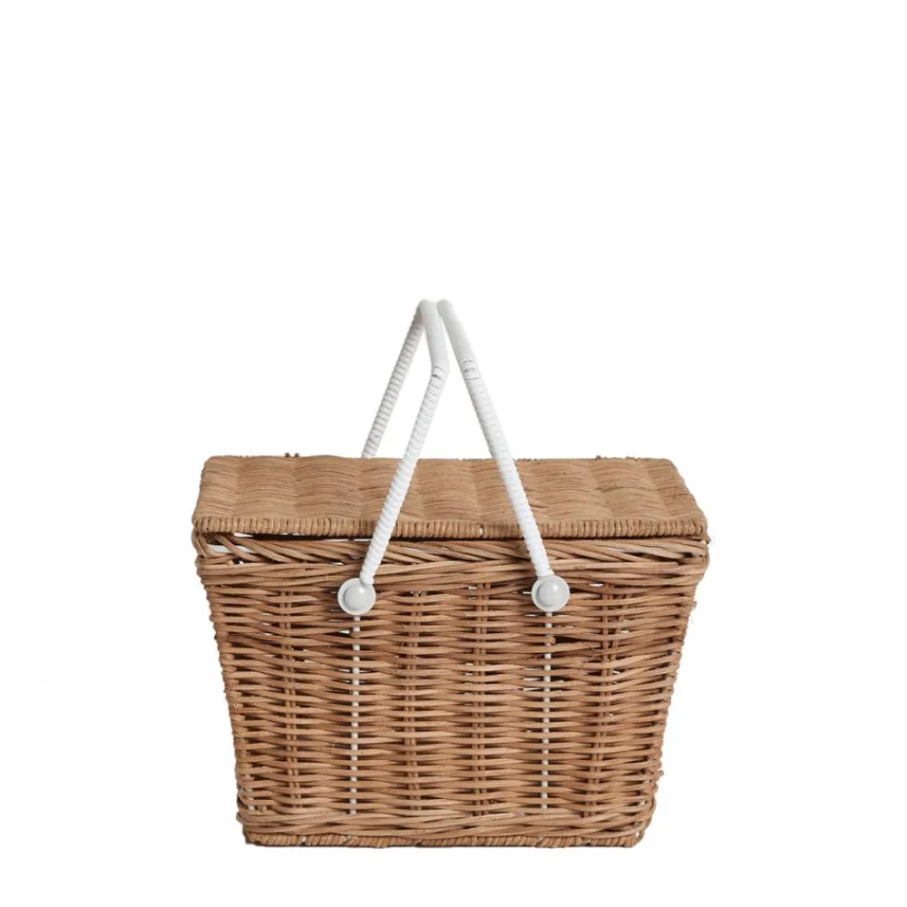 Olli Ella Outdoor Play|For Storage|Piki Rattan Basket - Natural