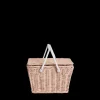 Olli Ella Outdoor Play|For Storage|Piki Rattan Basket - Rose