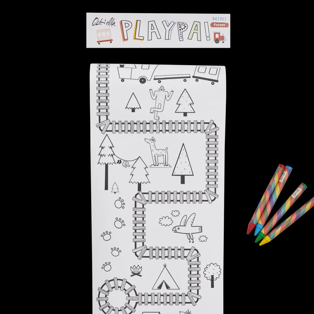 Olli Ella Craft & Activity|Indoor Play|Playpa Paper - Mini - Forest