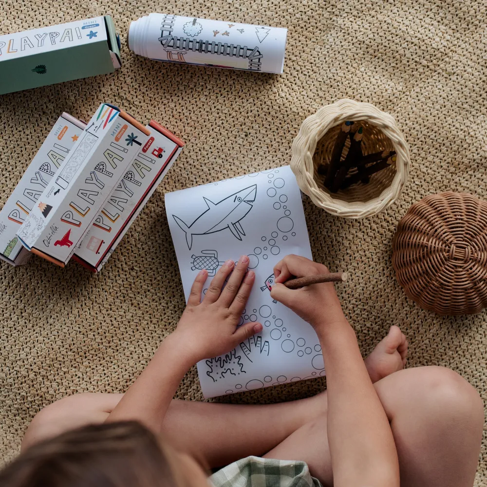 Olli Ella Craft & Activity|Indoor Play|Playpa Paper - Mini - Ocean