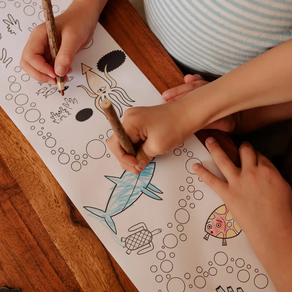 Olli Ella Craft & Activity|Indoor Play|Playpa Paper - Mini - Ocean