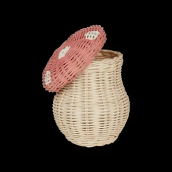 Olli Ella Indoor Play|For Storage|Porcini Basket - Musk