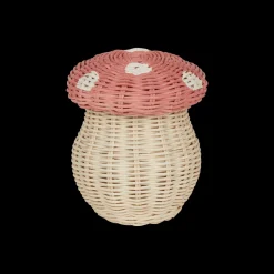 Olli Ella Indoor Play|For Storage|Porcini Basket - Musk
