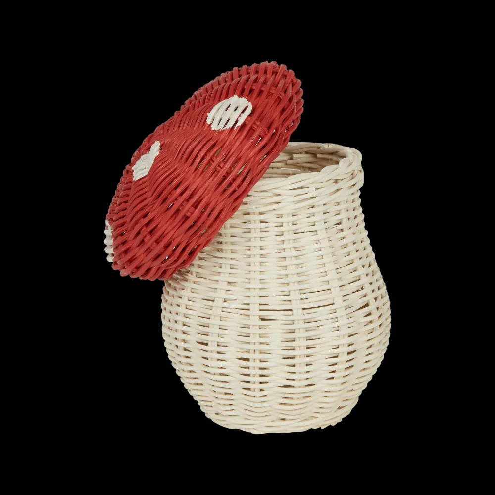 Olli Ella Craft & Activity|Indoor Play|Porcini Basket - Red