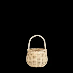 Olli Ella Outdoor Play|To Carry|Rattan Berry Basket - Straw