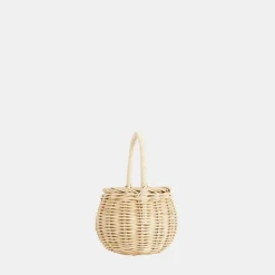 Olli Ella Outdoor Play|To Carry|Rattan Berry Basket - Straw