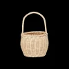 Olli Ella Outdoor Play|To Carry|Rattan Big Berry Basket - Straw