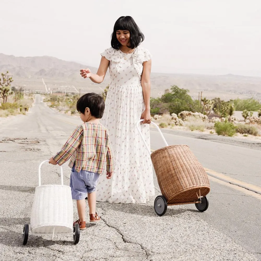 Olli Ella On Wheels|Rattan Big Luggy