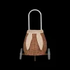 Olli Ella Outdoor Play|Rattan Bunny Luggy with Lining - Gumdrop