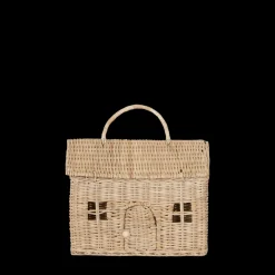 Olli Ella Outdoor Play|For Storage|Rattan Casa Clutch - Straw