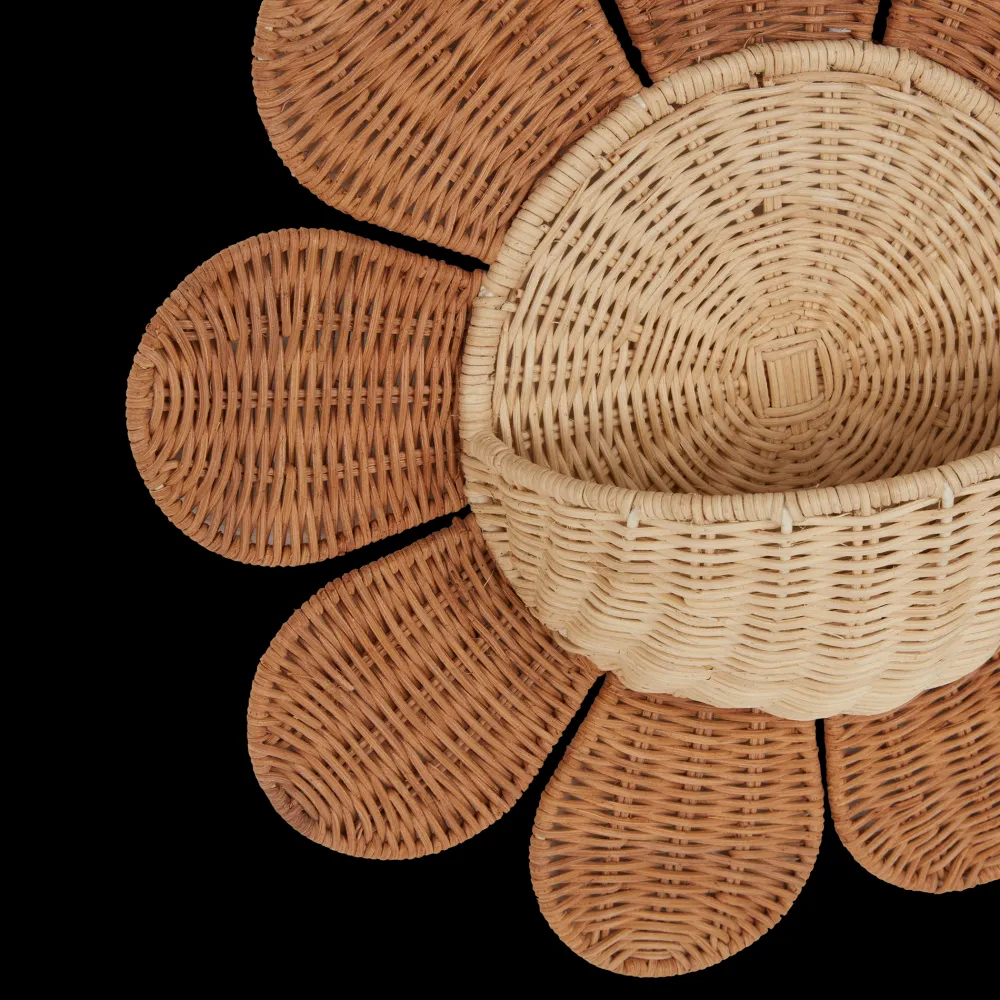 Olli Ella Nursery|Rattan Daisy Wall Basket