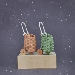 Olli Ella Doll Accessories|Rattan Doll Luggy - Rose