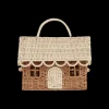 Olli Ella Outdoor Play|For Storage|Rattan Gingerbread Casa Clutch