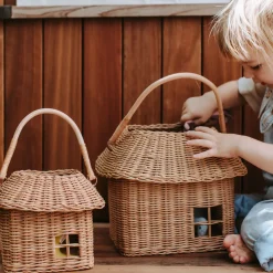 Olli Ella For Storage|To Carry|Rattan Hutch BigBasket