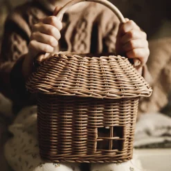 Olli Ella For Storage|To Carry|Rattan Hutch Small Basket