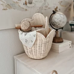 Olli Ella Nursery|Rattan Lily Basket Set - Buttercream