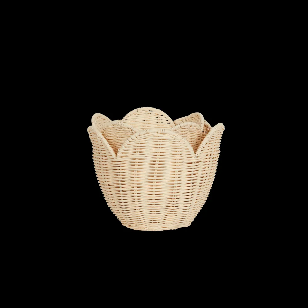 Olli Ella Nursery|Rattan Lily Basket Set - Buttercream
