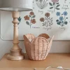 Olli Ella Nursery|Rattan Lily Basket Set - Seashell Pink