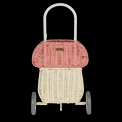 Olli Ella Outdoor Play|For Storage|Rattan Mushroom Luggy - Musk