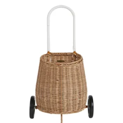 Olli Ella Outdoor Play|On Wheels|Rattan Original Luggy - Natural