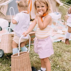 Olli Ella Outdoor Play|On Wheels|Rattan Original Luggy - Natural
