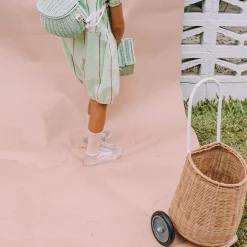 Olli Ella Outdoor Play|On Wheels|Rattan Original Luggy - Natural