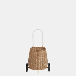 Olli Ella Outdoor Play|On Wheels|Rattan Original Luggy - Natural
