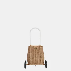 Olli Ella Outdoor Play|On Wheels|Rattan Original Luggy - Natural